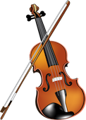 バイオリンの絵